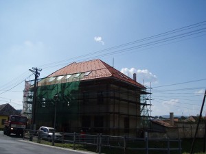 Rekonštrukcia strechy firmy Skorpion - Sása