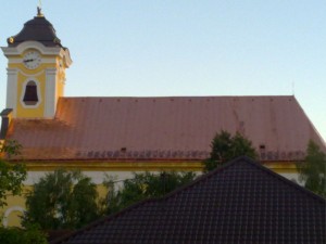 Rekonštrukcia strechy kostola - Bošany