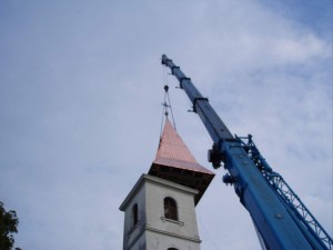Rekonštrukcia strechy a veže kostola - Valaliky