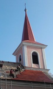 Rekonštrukcia strechy a veže kostola – Vinodol
