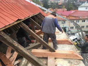 Rekonštrukcia strechy kostola - Kremnica