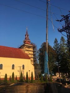Rekonštrukcia veže kostola - Vysoká nad Kysucou