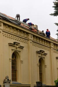 Rekonštrukcia strechy modlitebne BJB - Bratislava