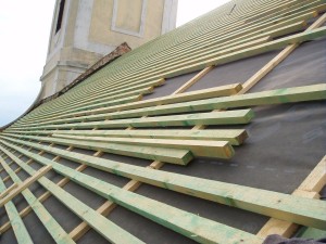 Rekonštrukcia strechy kostola - Drážovce