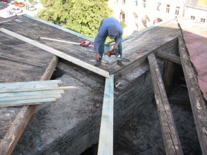 Rekonštrukcia strechy kostola - Levoča