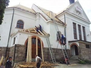 Rekonštrukcia strechy kostola - Chlebnice