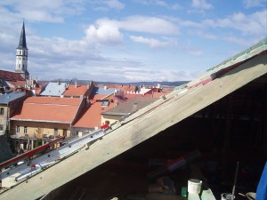 Rekonštrukcia strechy (južné krídlo) kláštora Minoriti - Levoča