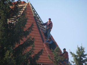 Rekonštrukcia strechy kostola - Nové Mesto nad Váhom