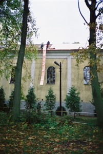 Rekonštrukcia strechy kostola - Rožkovany