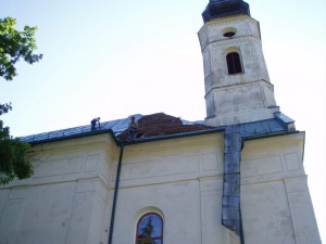 Rekonštrukcia strechy baziliky minor - Ľutina