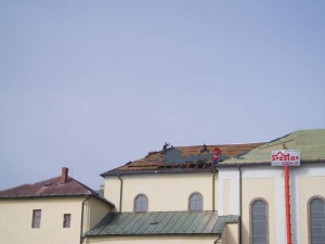 Rekonštrukcia strechy kostola - Levoča - Minoriti