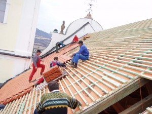 Rekonštrukcia strechy kostola - Levoča - Minoriti