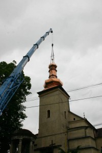 Rekonštrukcia veže kostola - Hermanovce