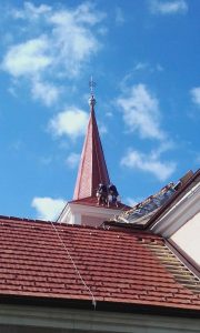 Rekonštrukcia strechy a veže kostola – Vinodol