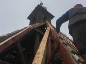 Rekonštrukcia strechy a veže kostola - Liptovský Ondrej