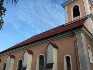 Rekonštrukcia strechy a veže kostola - Vinodol