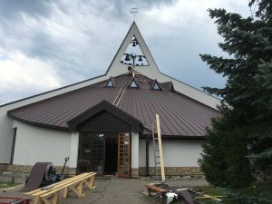 Rekonštrukcia strechy kostola - Ivachnová