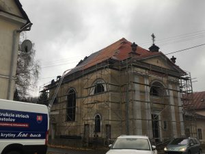 Rekonštrukcia strechy kostola - Kremnica