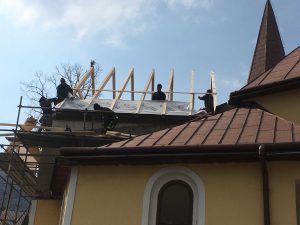 Rekonštrukcia strechy kostola - Poloma