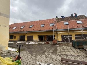 Rekonštrukcia strechy farskej budovy - Bardejov