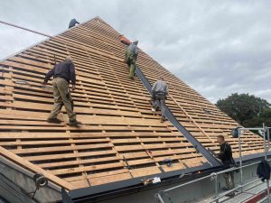 Rekonštrukcia strechy kaštieľa - Krivany