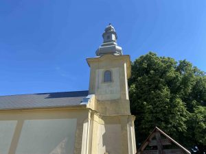 Rekonštrukcia veže kostola - Streda nad Bodrogom
